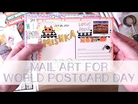 Video: How To Decorate A Postcard