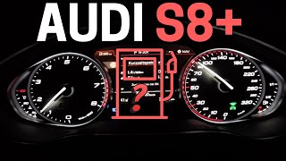 Audi S8 plus 605HP ⛽ What's the FUEL CONSUMPTION of a 605HP V8? + "4-cylinder-mode"