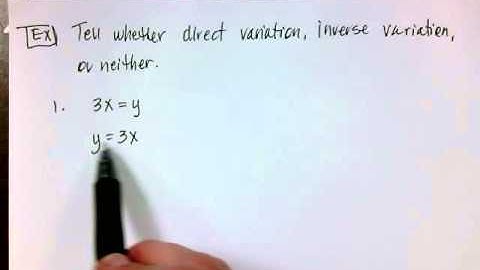 Alg II 8.1 Model Inverse and Joint Variation