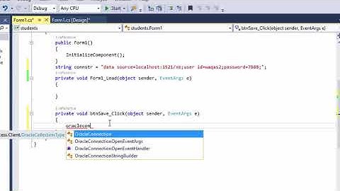 how to store Textbox value in oracle database in C# Urdu|Hindi