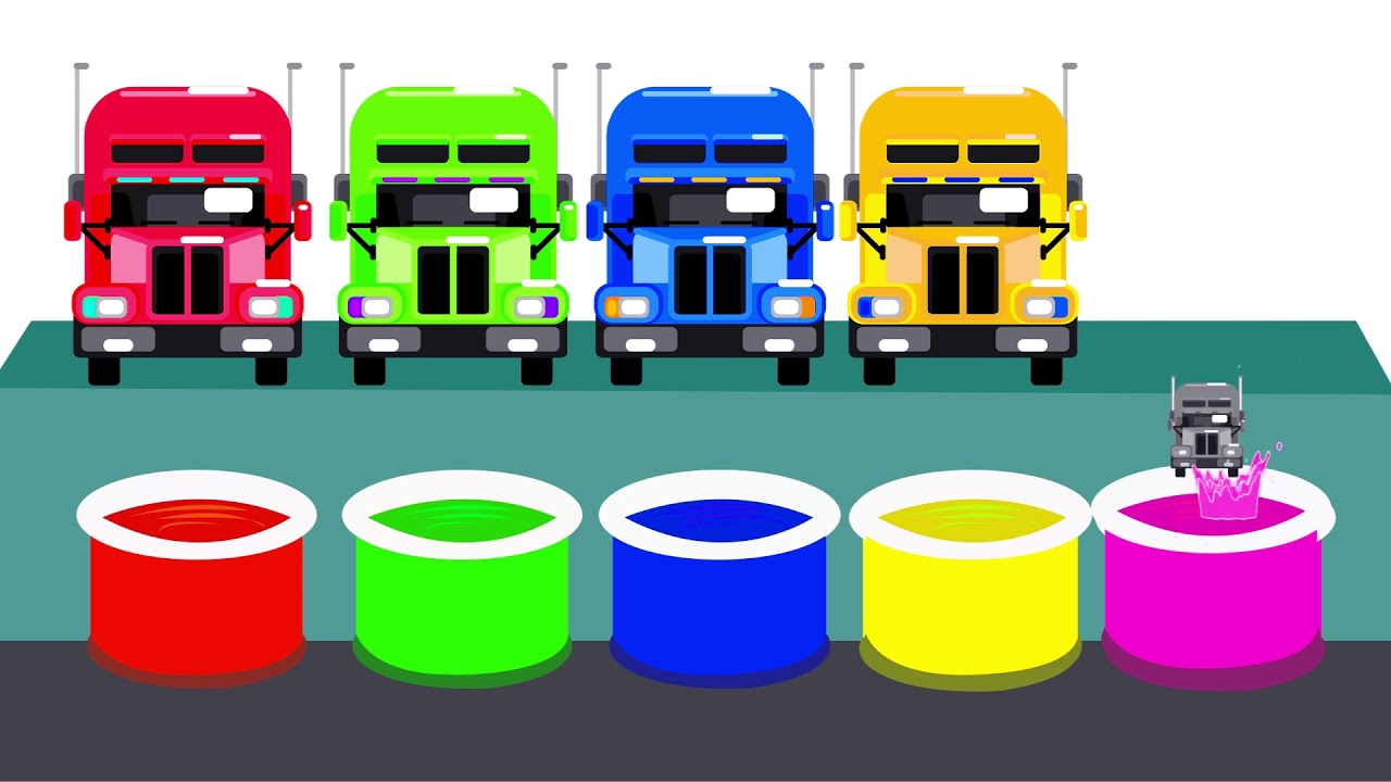 Learning Colors With Truck - YouTube