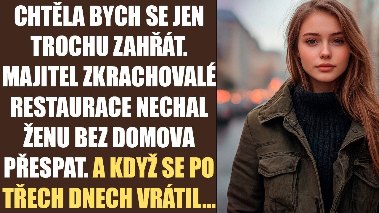 Seděl naproti mně v zavřené restauraci, kterou jsme postavili vlastníma rukama, a s úsměvem mi podával obálku s penězi, které jsem odmítla vzít. „To je prémie,“ řekl tiše. „Jen to poslední, co...