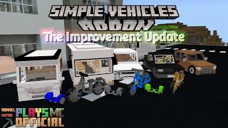 Simple Vehicles Addon Version 2.0.0 - The Improvement Update Trailer #minecraft #RMPlaysMC YT screenshot 3