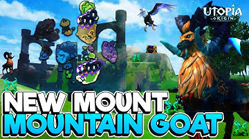 Mountain Goat Mount | How to Tame | Whirlwind Grass Location | Utopia:Origin