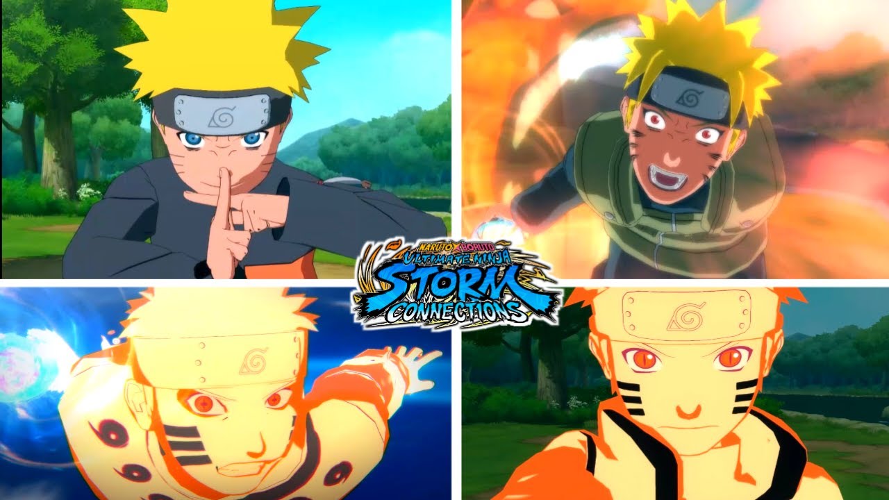 All Naruto Uzumaki Ultimate Jutsu [No HUD] - Naruto X Boruto Ultimate Ninja Storm Connections