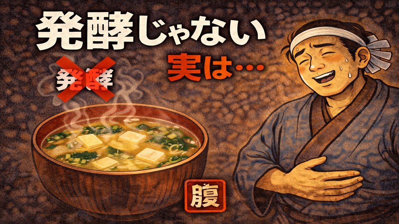 【食中毒】味噌汁が強いのは発酵じゃない？江戸が腹を守った“本当の理由”