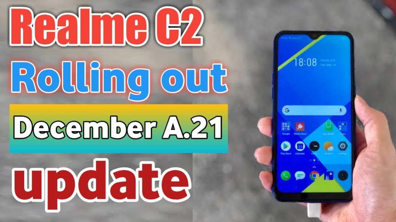 Realme C2 New software update and new security patch update A.21 - YouTube