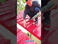 Installing Color Steel Roofing Panels with Precision