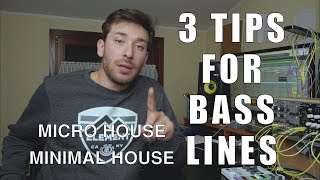 3 tips for better bass lines on your minimal/micro house tracks | distilled noise