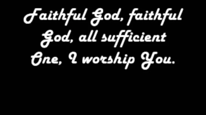 Susan McMullen - Faithful God