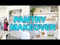 EXTREME PANTRY MAKEOVER ON A BUDGET | Affordable DIY Pantry Remodel + Pantry Organization Ideas