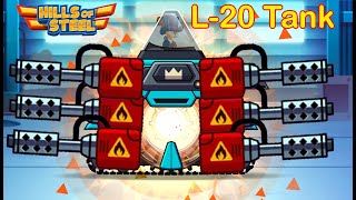 Hills Of Steel : Tank Dynamo Max Level  Upgraded Booster New Update