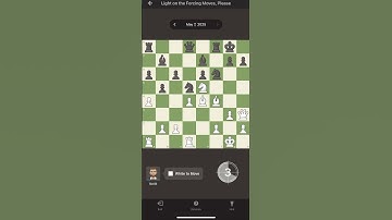 Daily Chess Puzzle No. 194 | Light on the forcing Moves, Please