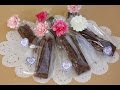 How ｔo make a home made chocolate bars　 簡単チョコレートバー　レシピ