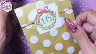 charlies nail art advent calendar day 16/ cute vintage gift wrap nail/festive nail art ideas