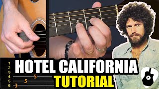Hotel California on Acoustic Guitar (EAGLES) | Chords Tabs Lesson & Tutorial TCDG