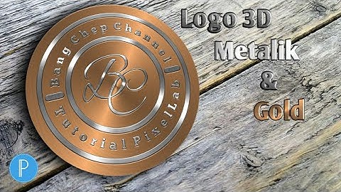 PixelLab Tutorial – How to make a Metallic & Gold 3D logo