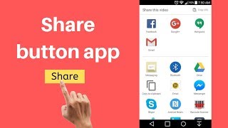 How to Use Share Component in MIT App Inventor | Share Text & Files App Tutorial screenshot 2