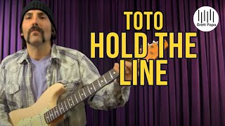 Toto - Hold The Line - Guitar Lesson - How To Play chords