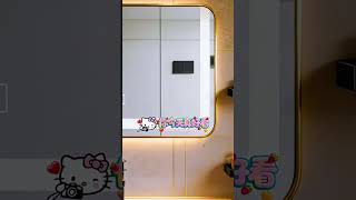 #Mirror sticker#Bathroom cabinet mirror stickers#Wall stickers#card Tong kt Mao wall stick