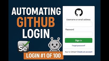 🔐 Automate GitHub Login with Selenium (Login #1 of 100 Series)