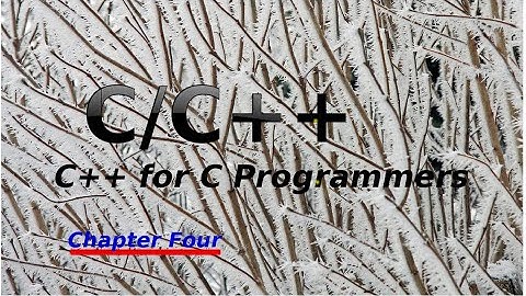 C++ for C programmers (Chapter 4)