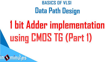 Module5_Vid_13_1 bit Adder implementation using CMOS TG Part 1