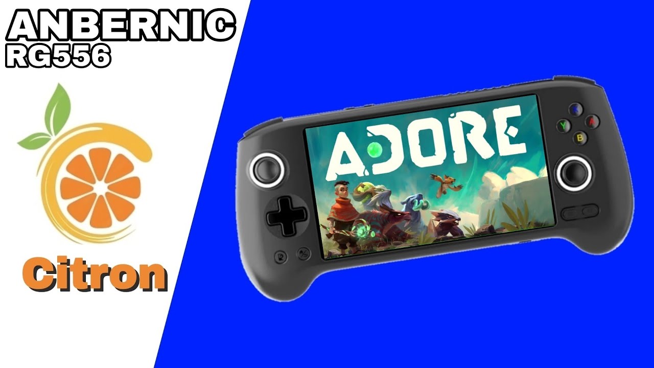 ANBERNIC RG556 - ADORE - Nintendo Switch/Citron 0,75x