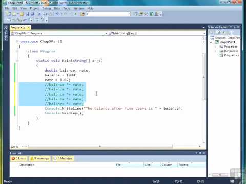 09 01 The while Loop   Part 1