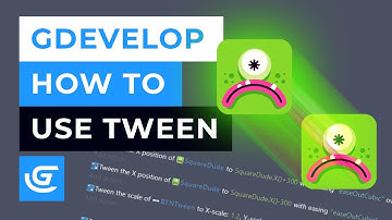 How to Use Tween Behavior in GDevelop Free Game Engine - Tutorial