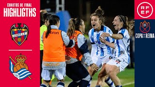 RESUMEN I Cuartos de final I Levante UD 1-2 Real Sociedad I Copa de La Reina 23-24