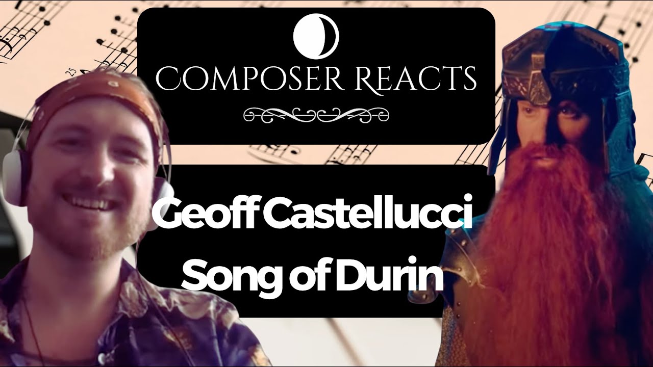 Composer Reacts to SONG OF DURIN | Bass Singer Cover | Geoff Castellucci