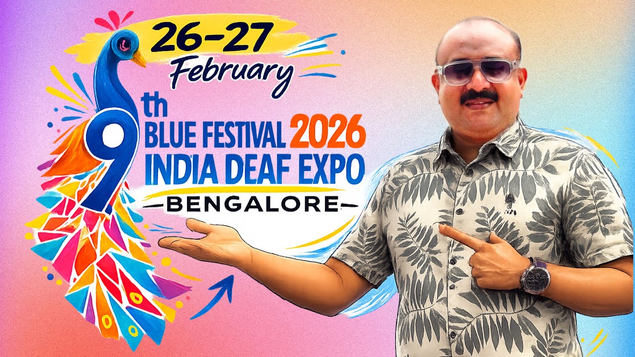 9th blue Festival 2026 l India Deaf Expo Bengaluru 