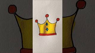 Crown 👑 Drawing #crown #shorts #drawing