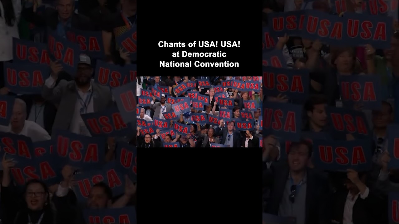 USA Chants ERUPT at Democratic Convention