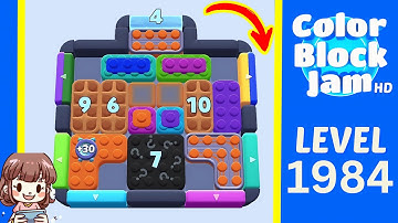 Color Block Jam Level 1096 (1984) Solution Walkthrough