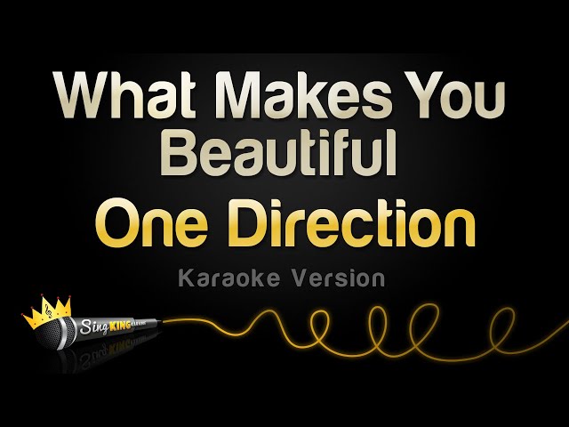 One Direction - What Makes You Beautiful (Karaoke Version) class=