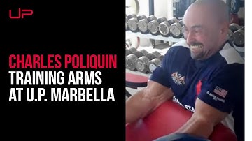 Charles Poliquin Training Arms at Ultimate Performance Marbella