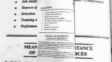 Tybcom semester V | Business management paper-III | Mangment and organisation Development notes