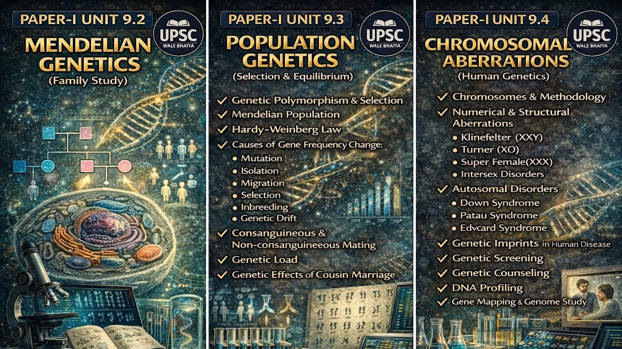 UPSC PAPER-I UNIT 9.2&9.3&9.4 || PHYSICAL ANTHROPOLOGY || ENGLISH VIDEO