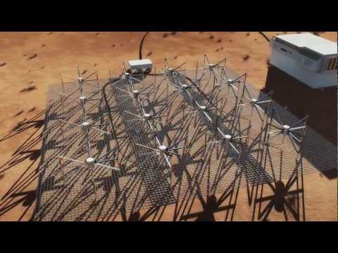 Fly-through Animation of MWA Radio Telescope