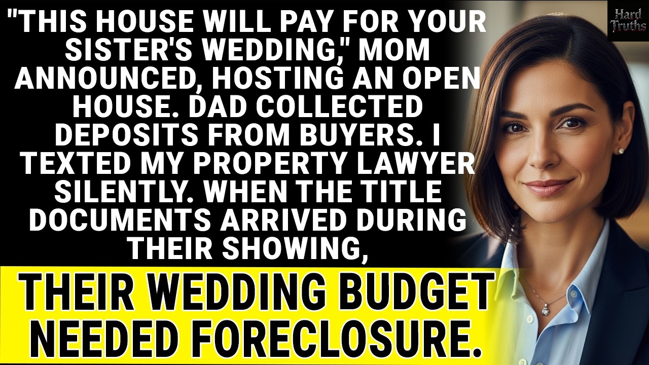 Parents Listed My House for Sister’s Dream Wedding—Until My Real Estate Attorney Crashed the Open...
