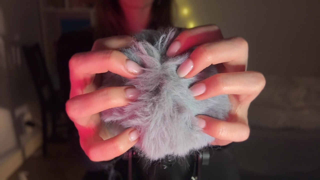 DEEP and Intense Brain Massage [ASMR] Fluffy Mic Scratching - YouTube