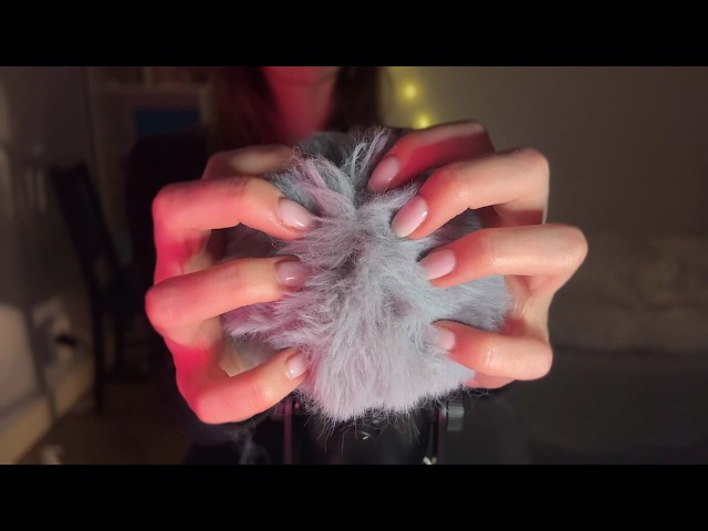 DEEP and Intense Brain Massage [ASMR] Fluffy Mic Scratching