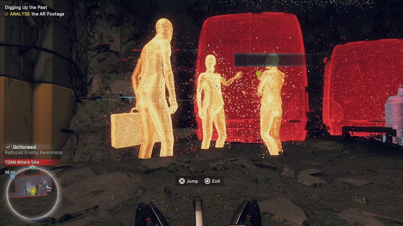 Watch Dogs Legion - Digging Up The Past: Analyze The AR Footage Spiderbot Gameplay Sequence (2020)