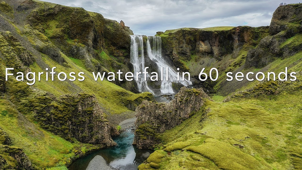 Fagrifoss waterfall in 60 seconds — Fagrifoss — video poster