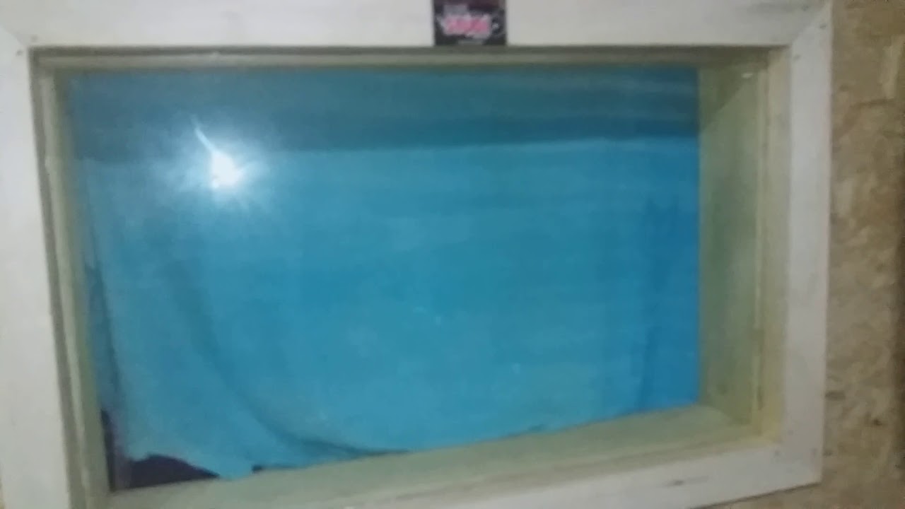 construcao de  aquario de estudio, aquario do estudio