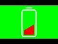 Green Screen Low Battery
