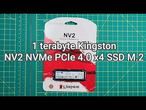 Kingston 1 terabyte - NV2 NVMe PCIe 4.0 x4 SSD M.2 - installation 