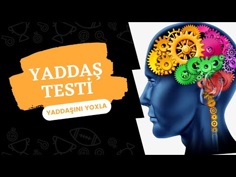 Yaddaşın Necədir? I Qısa Yaddaş Testi 3